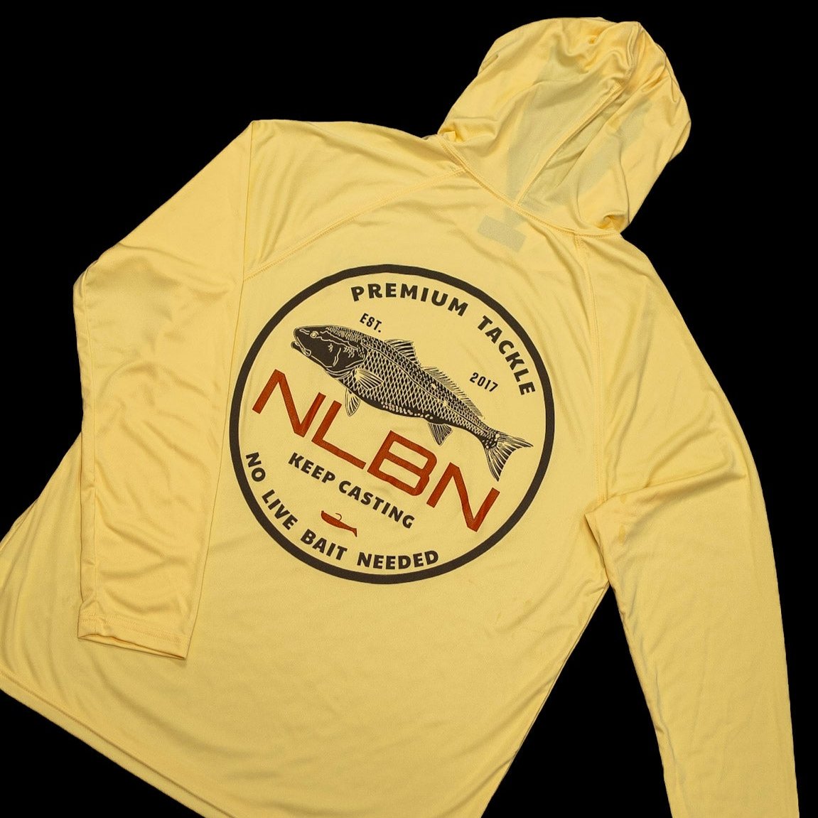 Hooded Performance Long Sleeve - Redfish Stamp