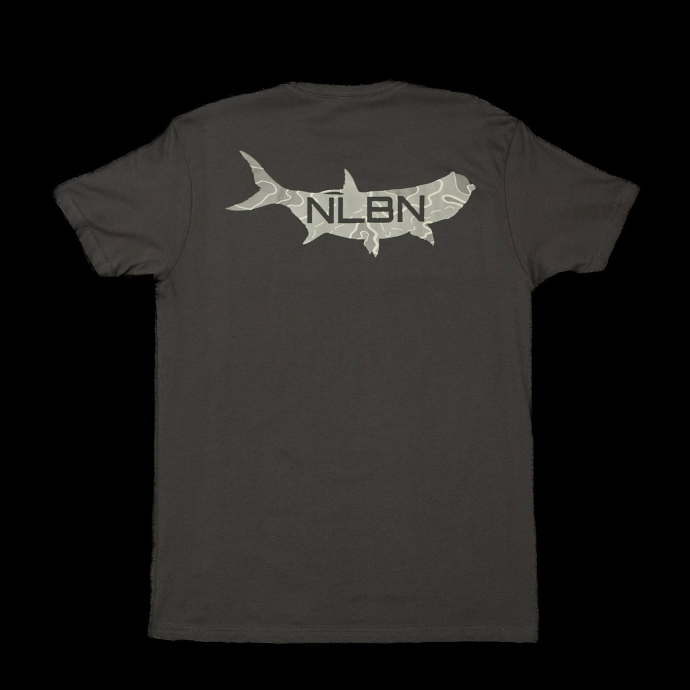 Cotton Short Sleeve - Camo Grey Tarpon