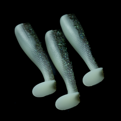 Glow Shad - 5" Paddle Tails