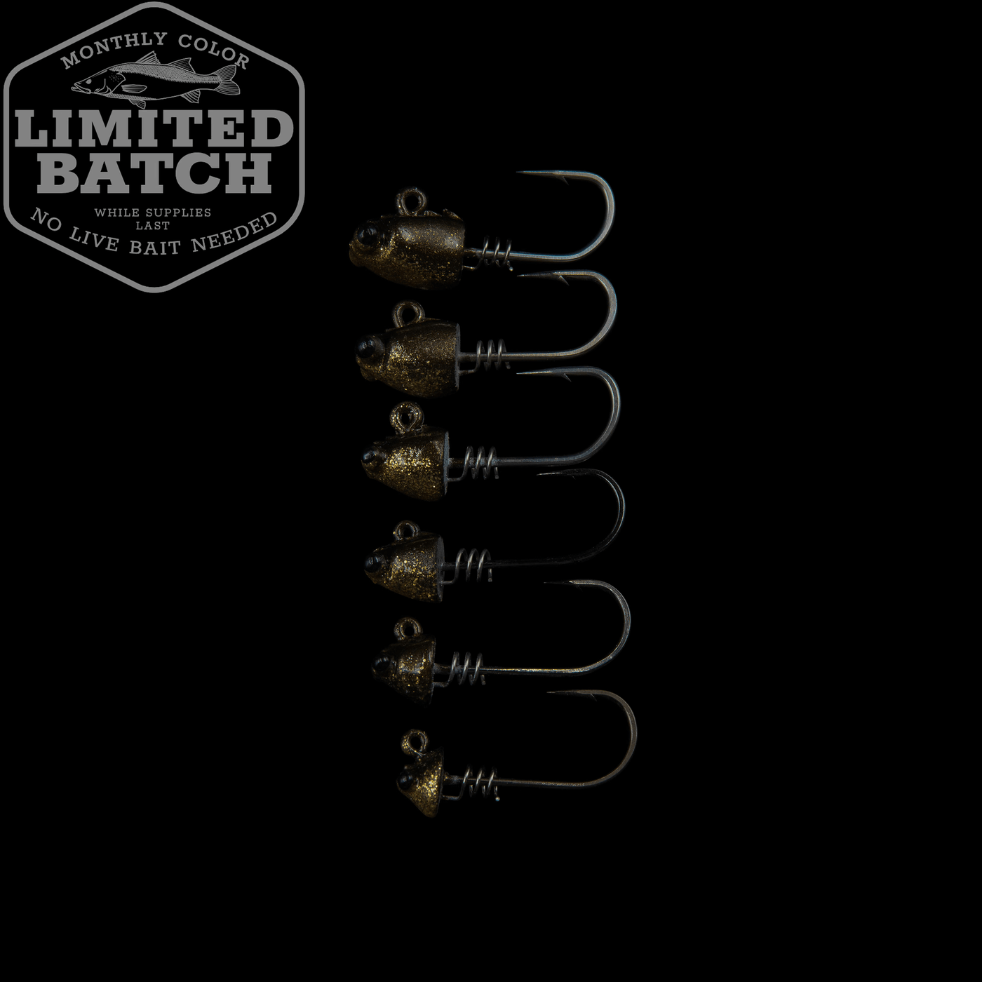 LTD - 3" Shrimp Jig Heads