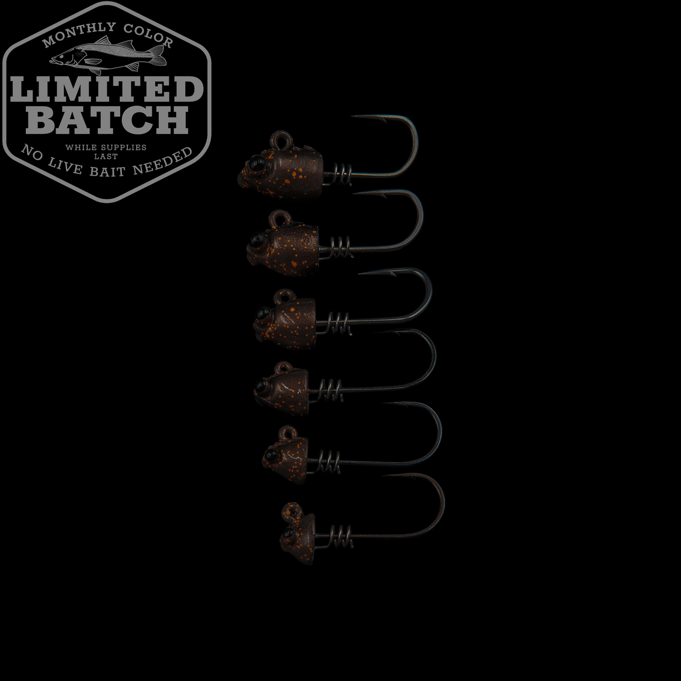 LTD - 3" Shrimp Jig Heads