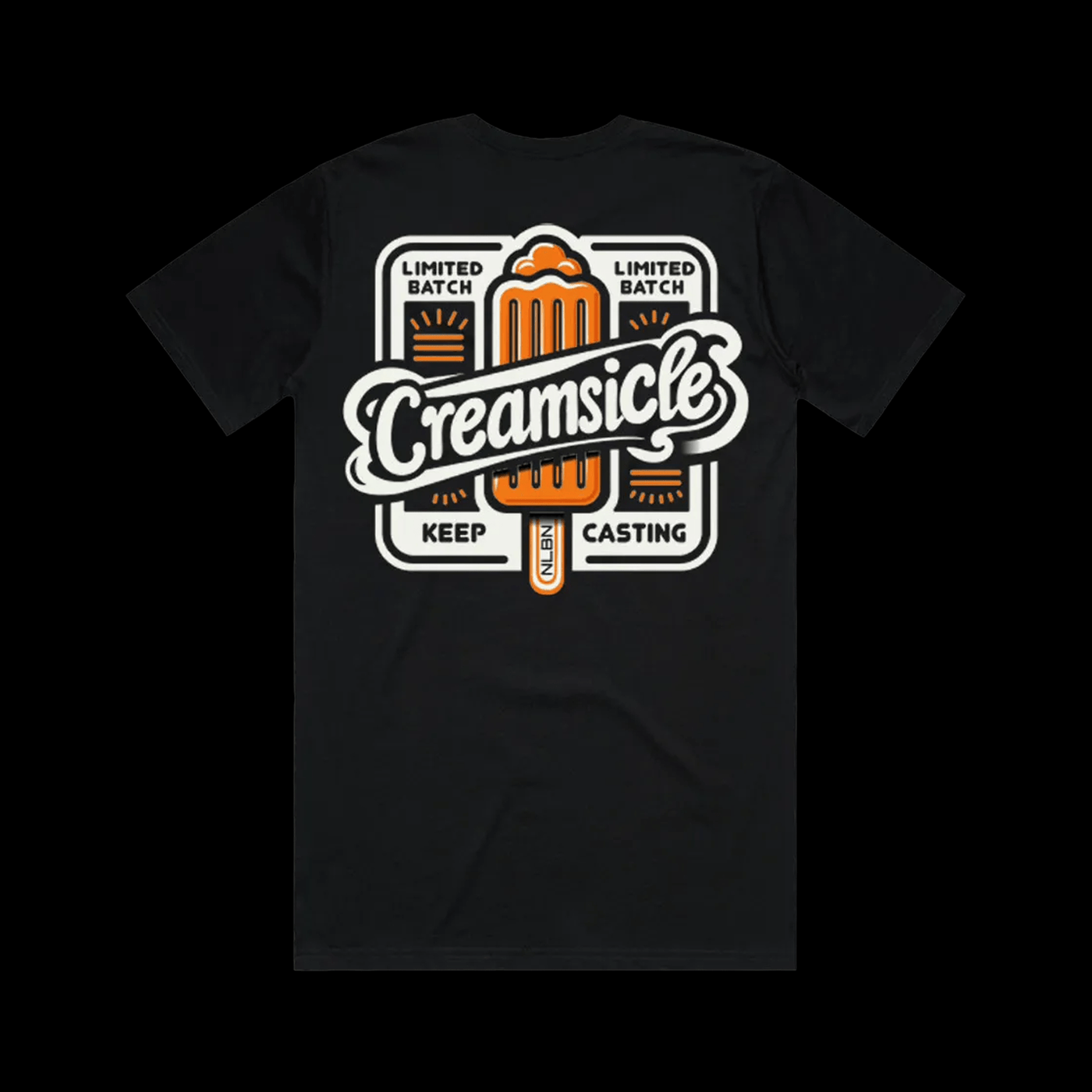 Cotton Short Sleeve - Black Creamsicle