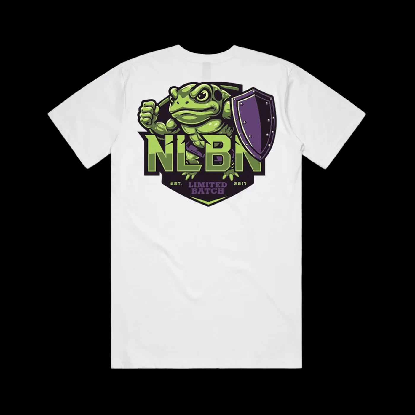 Cotton Short Sleeve - White Battle Toads