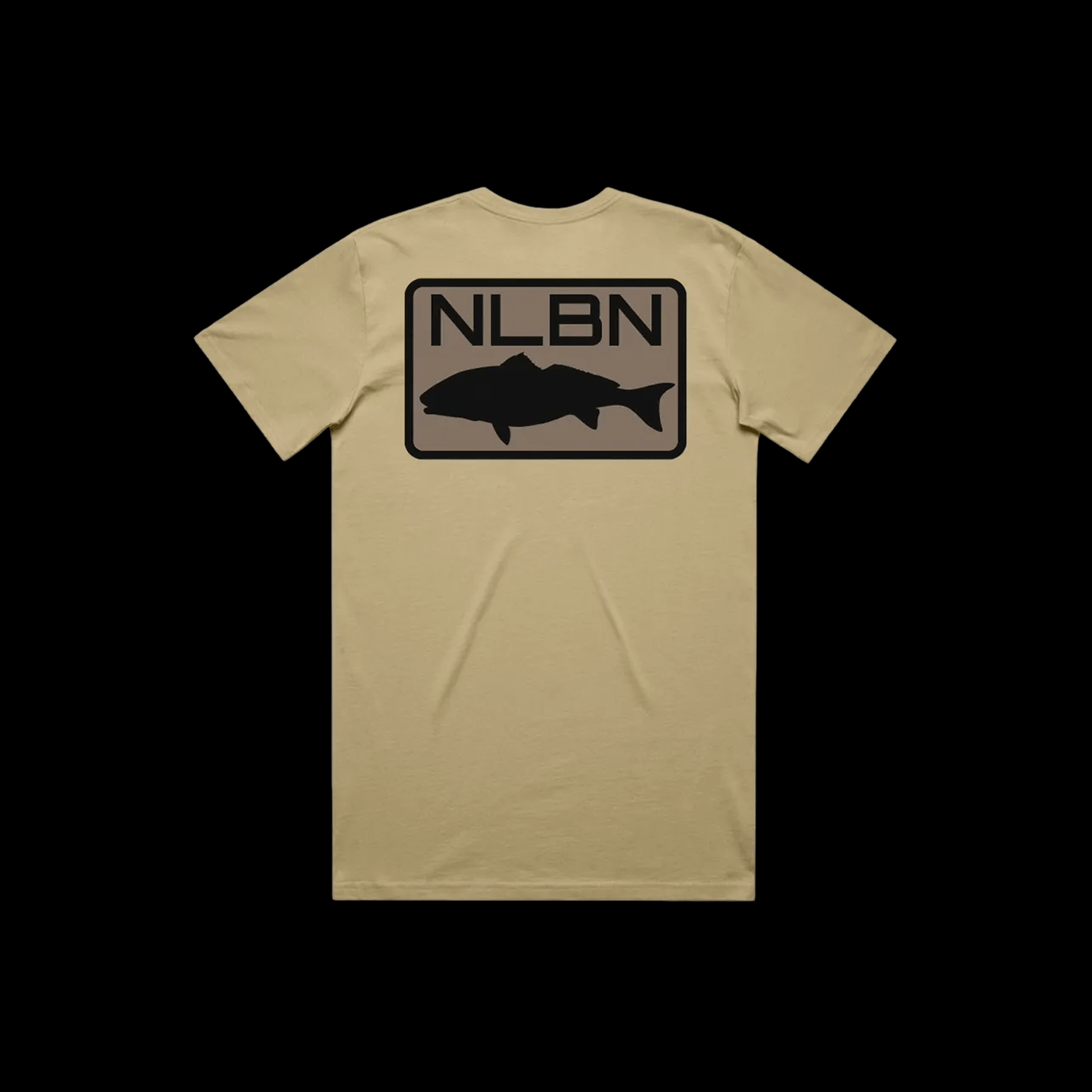 Cotton Short Sleeve - Black/Brown Redfish